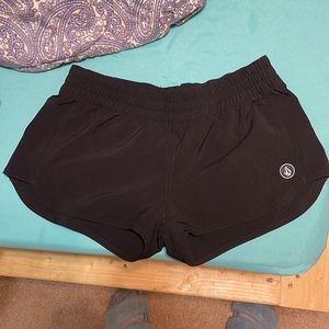 Black volcom shorts